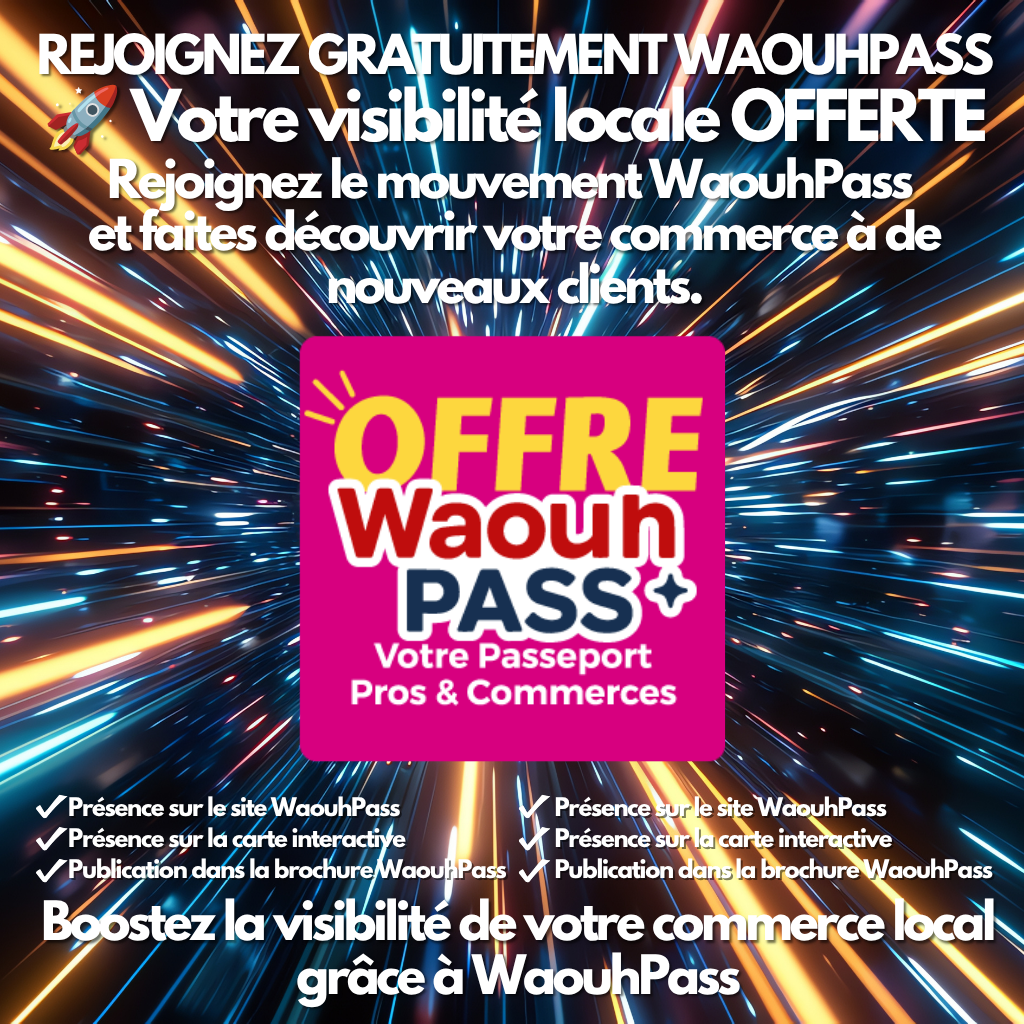 Votre visibilité locale OFFERTE AVEC WAOUHPASS